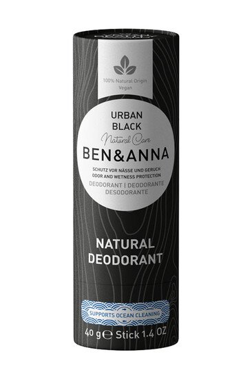 Déodorant Tube Carton - Urban Black - Ben & Anna