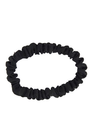 Chouchou en Soie Noirs x2 - Bachca - Noir