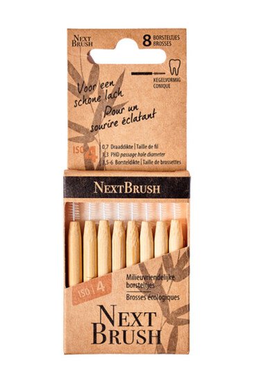 Brossettes Interdentaires en Bambou (lot de 8) - NextBrush