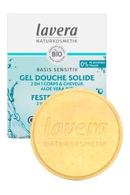 Gel Douche Solide 2 en 1 Basis Sensitiv - Lavera