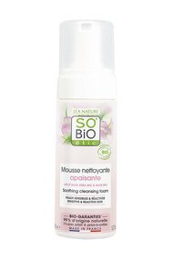 Mousse Nettoyante Bio Apaisante - Aloe Vera & Rose - SO'BiO étic