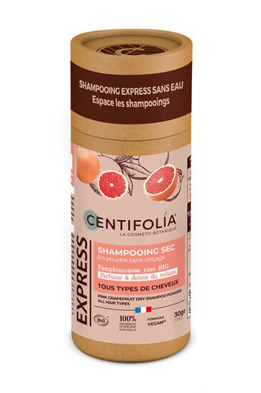 Shampoing Sec Sans Rinçage - Pamplemousse Rose - Centifolia