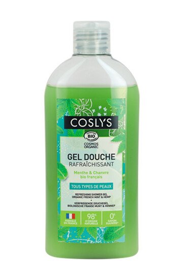 Gel Douche Rafraîchissant - Menthe & Chanvre - Coslys