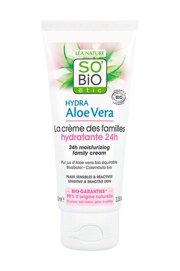 Crème Hydratante Famille - Hydra Aloe Vera - SO BIO étic