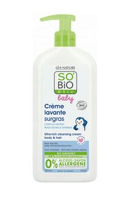 Crème Lavante Surgras Bébé - SO BIO étic