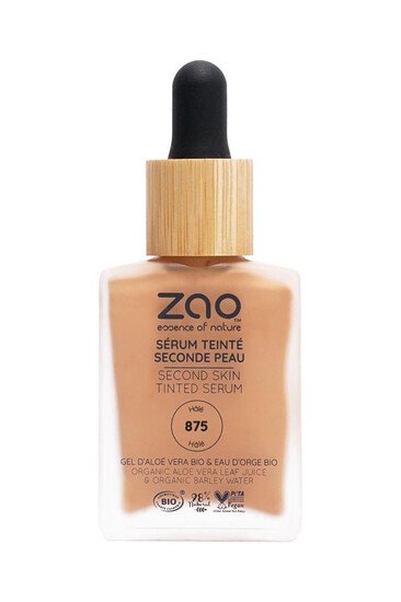 Zao - Sérum Teinté - Seconde Peau - 875 - Halé