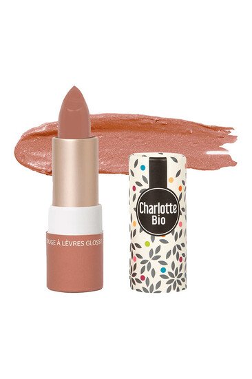 Rouge à Lèvres Glossy - Charlotte Bio - Nude Moka