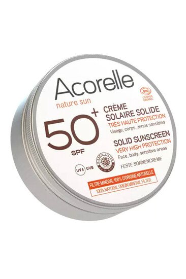 Crème Solaire Solide SPF 50+ - Acorelle