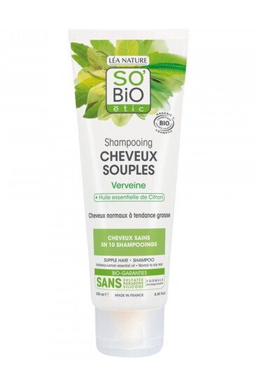 Shampooing Bio Cheveux Souples Verveine Citron - SO'BIO étic