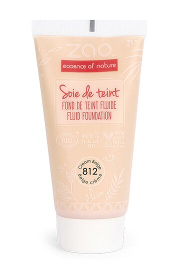 Fond de Teint Fluide Bio "Soie de teint" - Zao 811