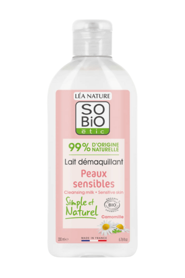 Lait Démaquillant - Peaux Sensibles - SO BIO étic