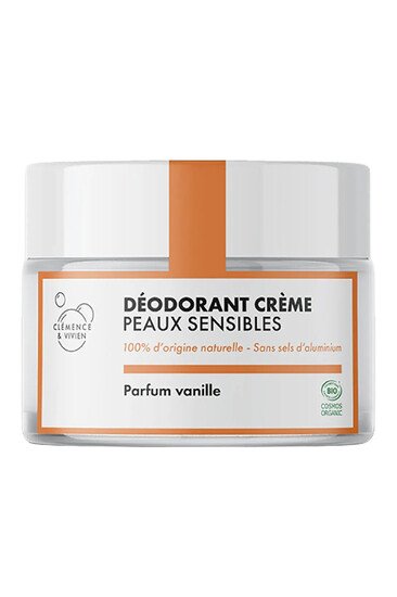Déodorant 100% naturel Peau sensible Vanille - Clémence & Vivien