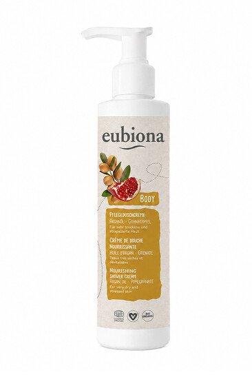 Crème de Douche Nourrissante - Huile d'Argan & Grenade - Eubiona