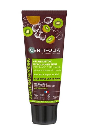 Avant-Shampoing Gelée Détox Exfoliante - Centifolia