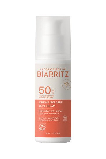 Crème Solaire Visage Bio - Algamaris - Laboratoires de Biarritz