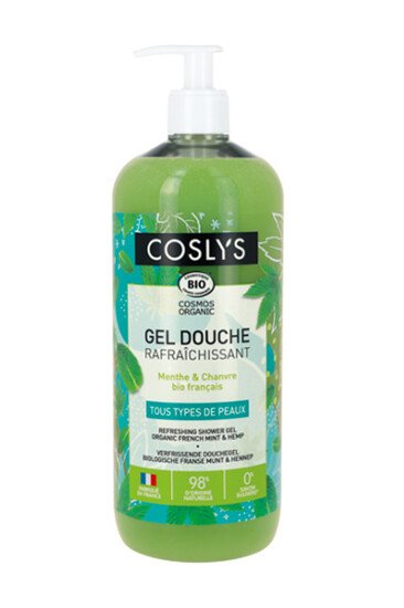 Gel Douche Rafraîchissant - Menthe & Chanvre - Coslys