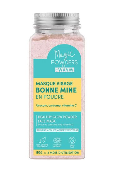 Masque Visage Bonne Mine en Poudre Bio - WAAM