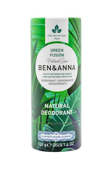 Déodorant Tube Carton - Green Fusion - Ben & Anna