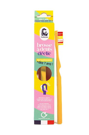 Brosse à Dents Rechargeable Enfant - Lamazuna - Jaune