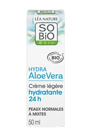 Crème Légere Hydratant Aloé Vera - SO BIO étic