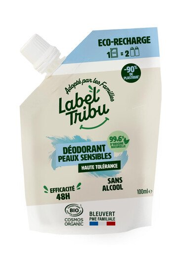 Déodorant Peaux Sensibles Rechargeable - Label Tribu - Porduit Classique
