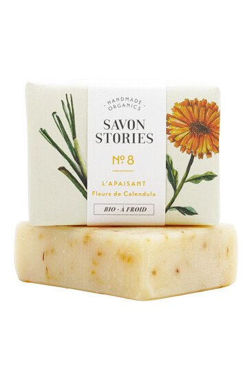 Savon n°8 Apaisant aux Fleurs de Calendula - Savon Stories