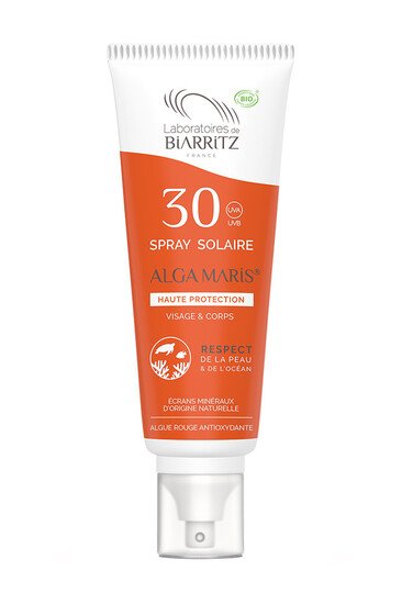 Spray Solaire Bio - Algamaris - Laboratoires de Biarritz