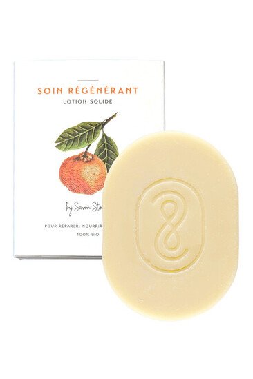 Baume Solide Bio Régénérant  - Mandarine - Savon Stories