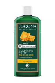 Shampoing Volume Miel & Bière - Logona - 250 ml