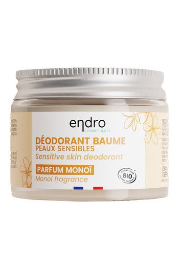 Déodorant Peaux Sensibles Bio - Monoï - Endro
