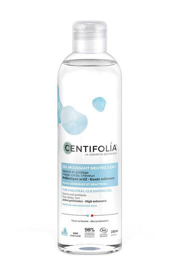 Gel Moussant Neutre - Cheveux & Corps - Centifolia