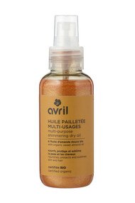 Huile Pailletée Bio - Peau & Cheveux - Avril