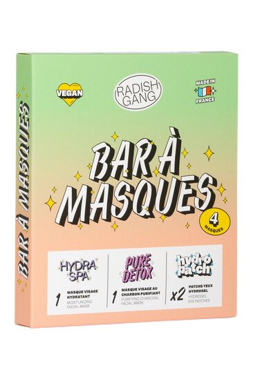 Coffret Découverte 4 Masques - Bar à Masques - Radish Gang