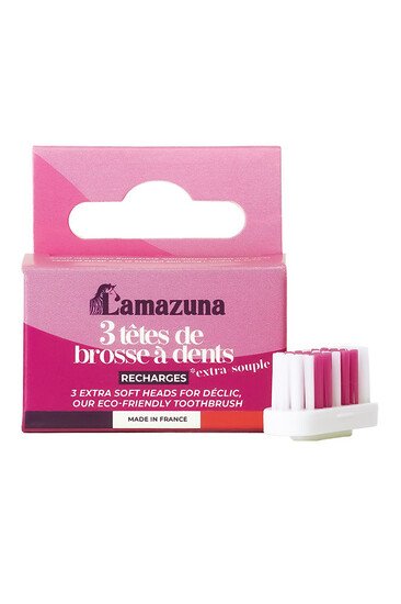 Recharge 3 têtes Brosse à Dents - Lamazuna - Souple