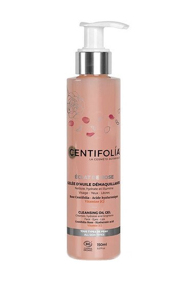 Gelée d'Huile Démaquillante Bio - Éclat de Rose - Centifolia