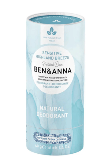 Déodorant Tube Carton - Peau Sensible - Highland Breeze - Ben & Anna