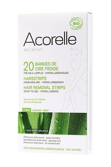 Bandes de Cire Froide Bio - Corps - Acorelle