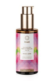 Huile de Corps Elixir à la Rose de Damas Régénérante - Khadi