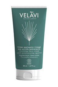 Crème Visage Bio Apaisante Aiguilles de Pin - Velavi