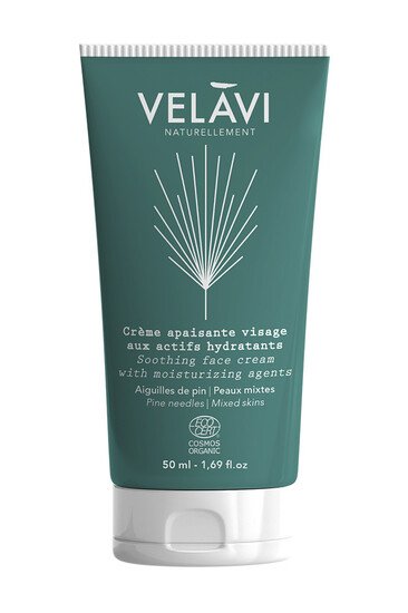 Crème Visage Bio Apaisante Aiguilles de Pin - Velavi