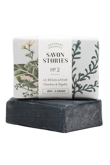 Savon n°2 Régulateur - Charbon & Nigelle - Savon Stories
