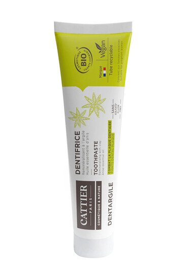Dentifrice à l'Argile - Dentargile Anis - Cattier