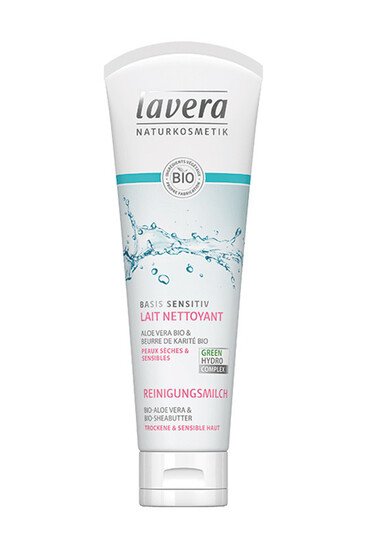 Lait Nettoyant 2 en 1 Vegan - Basis Sensitiv - Lavera