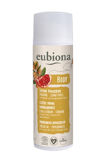 Crème Mains Nourrissante - Huile d'Argan & Grenade - Eubiona