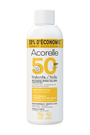 Spray Solaire Enfant SPF 50 - Acorelle