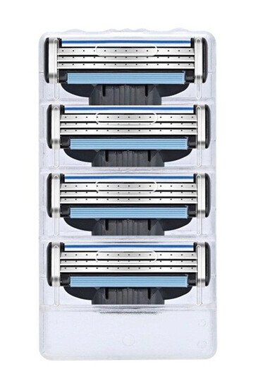 Lames de Rasoir compatible Mach3 - Pack de 4