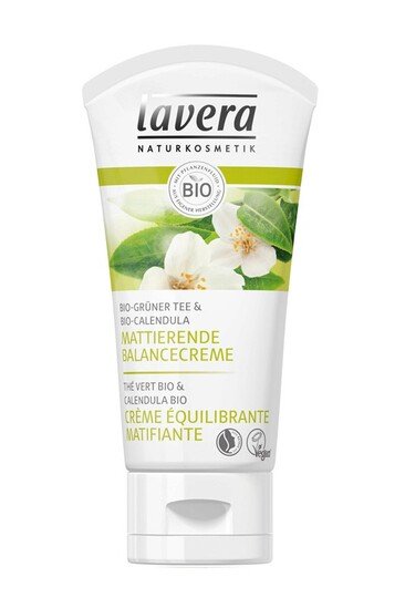 Crème Vegan Equilibrante Matifiante au Thé Vert - Lavera