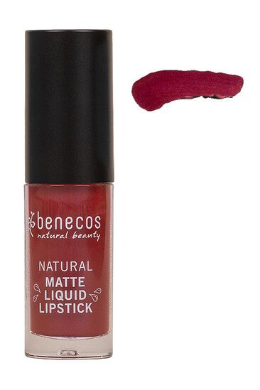Rouge à Lèvres Liquide Mat Rosewood Romance - Benecos
