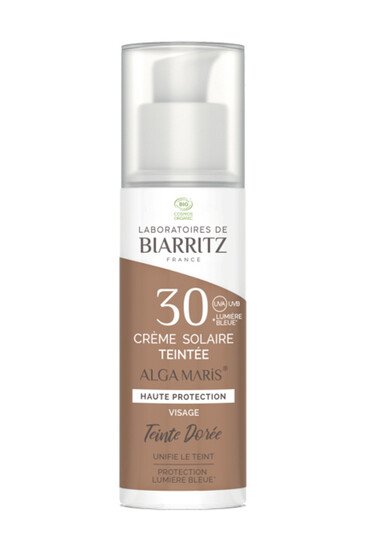 Crème Solaire Visage Teintée SPF30 - Laboratoires de Biarritz