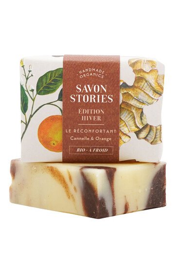 Savon Edition Hiver Réconfortant - Cannelle & Orange - Savon Stories